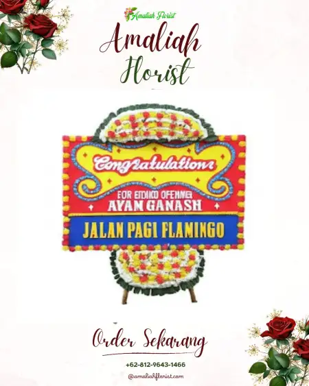 Sewa Papan Bunga Raveni Rara